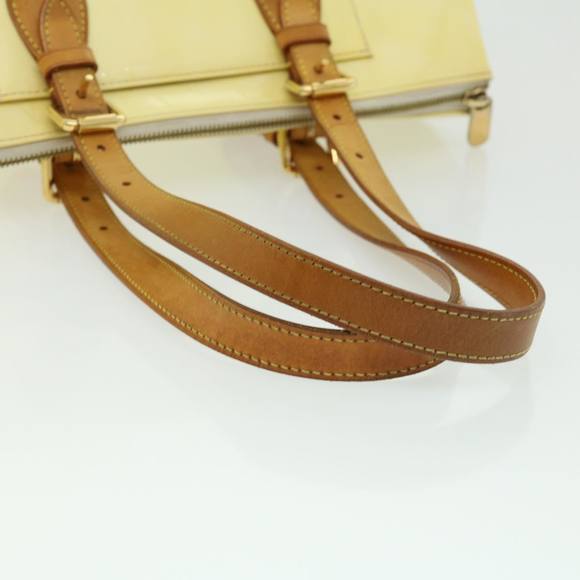 LOUIS VUITTON Monogram Vernis Rosewood Avenue Hand Bag Pearl M93507 Auth 30815 - Picture 7 of 10